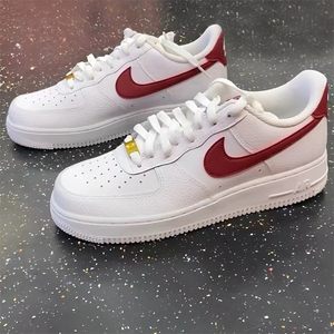 nike/耐克 air force 1 _ nike/耐克男鞋air force 1 白红勾空军一号