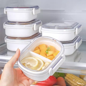日本イサガク水果盒便携式小学生食品级保鲜便当盒上班族饭盒儿童