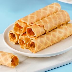 无蔗糖铁棍山药鸡蛋卷薄脆饼老少皆宜食品孕产妇儿童健康好吃