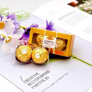 10月 费列罗巧克力T2礼盒成品盒结婚欧式婚礼2粒装创（代可可脂）