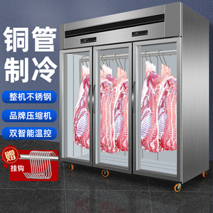 挂肉柜商用猪牛羊肉排酸保鲜柜大冷冻柜双杆立式冷藏展示柜