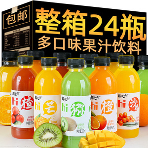 果味饮料饮品沙棘汁橙汁360ml*24瓶整箱特价网红爆款多口味芒果汁