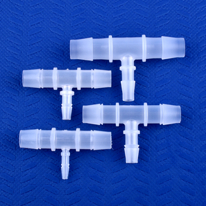 T型变径三通接头异径三通宝塔接头 塑料软管三通接头硅胶管连接件