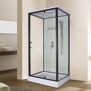 整体淋浴房浴室沐浴房长方形简易一体式封闭洗浴房洗澡间玻璃现货