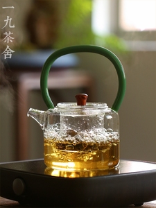 新羽 手工耐热玻璃养生煮茶壶 煮茶器 烧水壶 茶壶 功夫茶具 家用
