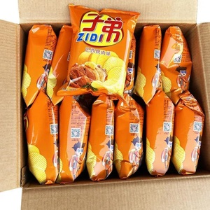云南子弟土豆片网红产品休闲薯片批发批发价子弟薯片超大包一整箱