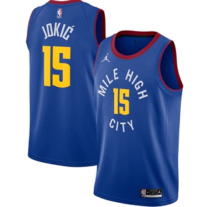 nike耐克nba掘金队15号约基奇27号穆雷球衣1号波特篮球服运动套装
