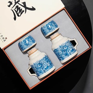 中式汝窑复古小暖壶陶瓷闷茶壶热水保温瓶泡茶杯家用单壶功夫茶具