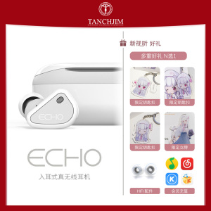 TANCHJIM天使吉米ECHO回声TWS真无线蓝牙耳机HIFI入耳式超长续航