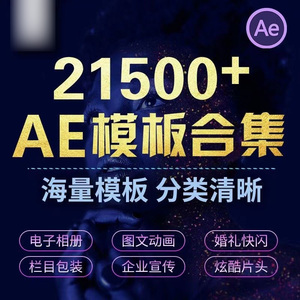 AE模版合集VideoHive开场片头快闪婚礼企业宣传相册视频素材