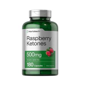 美国Horbaach Raspberry Ketones 覆盆子酮胶囊成人脂肪代谢180粒