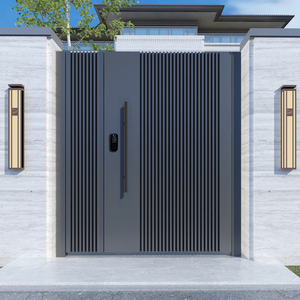 庭院门不锈钢单双开现代院子户外门乡村铁艺花园入户门啭身say100