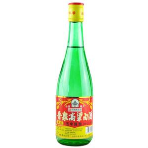 晋泉高粱白山西太原酒厂生产清香型固态发酵纯粮食酒高粱白酒42度