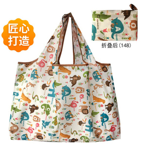 。加厚买菜包兜环保超市购物袋可折叠便携大容量手提布袋子外出时