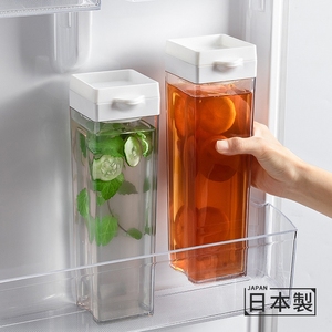日本进口MUJIE冷水壶冰箱冷藏冷泡果汁冰水瓶茶壶冷萃咖啡杯密封