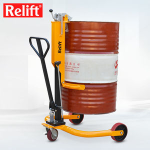 Relift手动液压油桶搬运车DT250手推简易型咬嘴式油桶搬运车工具