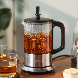 西摩煮茶器玻璃全自动喷淋式蒸煮茶壶黑茶白茶办公室保温煮茶机