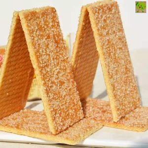 老式长方形饼干白糖