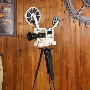 仿真电影机摆件老式放映机摄像机照相机模型复古胶片拍摄道具陈列
