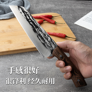 德国进口日式厨师刀锻打菜刀家用切肉切片刀专用料理鱼生刀锋利不