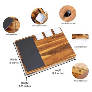 相思木芝士板套装木质奶酪板刀具套装组合出口木菜板带岩板调味碟