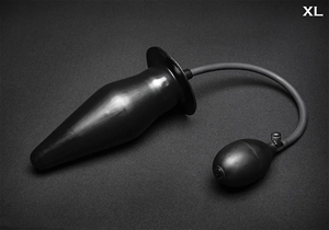 美国进口仿阴茎款乳胶充气膨胀肛塞有坚固核心的充气肛塞男女用