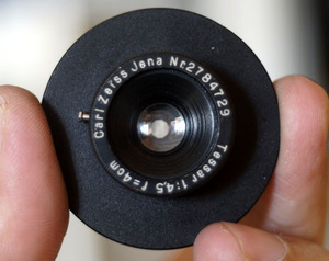 战前蔡司 Zeiss 4cm 40 4.5 无膜 35mm片幅电影镜头 全幅a7 无膜