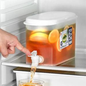 冷水壶带龙头冰箱凉水桶容器水果茶桶开关阀门塑料家用柠檬水瓶