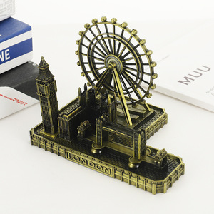 欧式工艺品摆件家居伦敦旅游纪念品建筑模型摩天轮大本钟伦敦塔桥