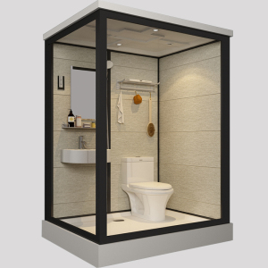 工厂直销 尊本整体卫生间一体式淋浴房家用浴室集成卫浴移动厕所