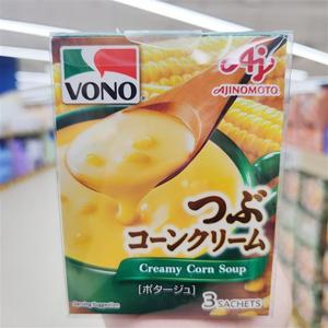 盒马MAX 味之素VONO玉米浓汤 甜玉米速食免煮早餐日本进口