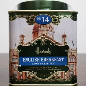 英国哈罗德百货Harrods 4 Breakfast 英式早餐茶125克散茶