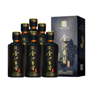 贵州金沙古酱贵宾酒53度酱香型白酒500ml*6瓶整箱 纯粮食口粮酒