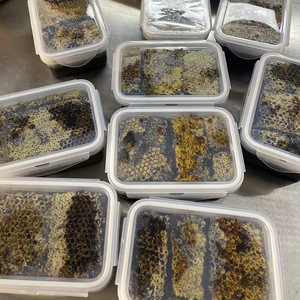 蜂巢蜜保鲜盒450毫升长方形1斤装蜂蜜密封包装盒装蜂蜜的收纳盒