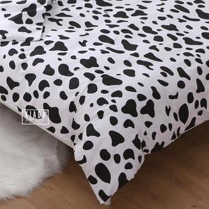 时尚豹纹黑白奶牛斑点狗床单单件纯棉斜纹1.5m1.82.0米床单人1.2m