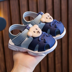 牧童儿童凉鞋夏季男童小童学步鞋软底防滑塑料婴儿女童宝宝1-3岁
