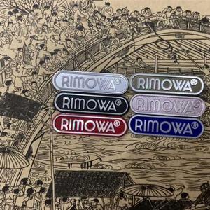 标rimowa金属logo标行李箱牌铭牌送内标贴纸地球贴包邮