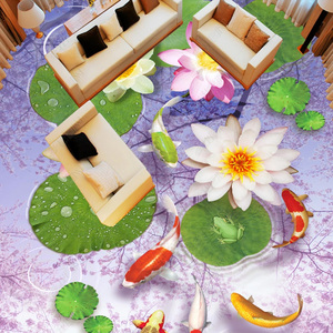 御陶家饰淘宝3d立体鹅卵石地面石头洗手间地砖卫生间过道浴室厨房