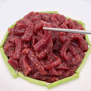 黑椒牛柳新鲜牛肉条腌制半成品牛里脊肉家庭户外烤肉火锅食材清真