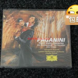 帕格尼尼小提琴协奏曲全集 Accardo 阿卡多 3CD 到议价