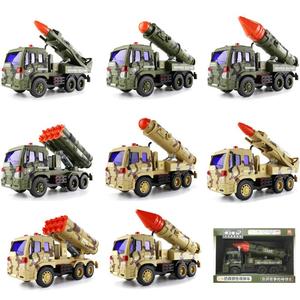 玩具车儿童导弹惯性男孩军事模型火箭战车汽车讲故事发射仿真文艺