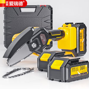 爱瑞德充电电锯家用锂电电链锯伐木锯手持果园修枝切割机电动工具