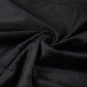 8米宽意大利绒黑色背景布黑色丝布料