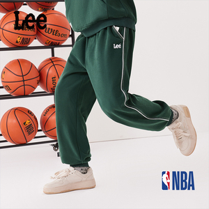 【NBA联名】Lee儿童裤子秋季新款束脚运动裤休闲宽松男童女童卫裤
