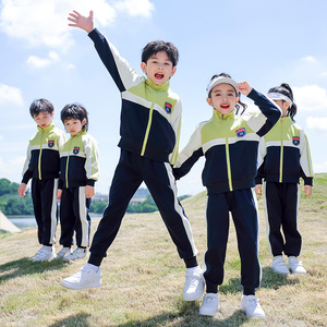 小学生校服春秋装三件套幼儿园园服冲锋衣儿童运动服一年级班服夏