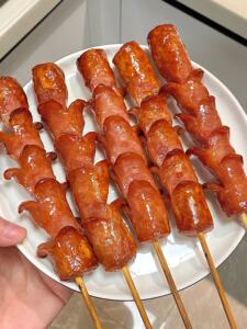 倍知鲜老长沙大香肠开花香肠烧烤油炸香肠大肉红肠商用小吃