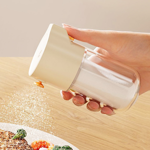 定量控盐瓶盐罐调料罐厨房家用食品级密封玻璃调味瓶分装撒盐神器