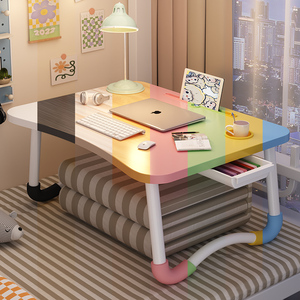 IKAE宜家乐床上小桌子学生宿舍上铺学习桌可折叠桌简易笔记本电脑