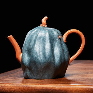尊壶紫砂壶手工茶具泡茶壶国工李静作品仿生莲子壶礼品收藏茶器李