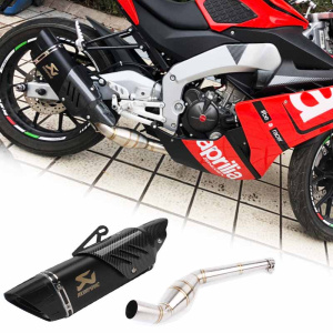 适用于阿普利亚gpr125/150中段gpr150摩托跑车改装排气管无损安装